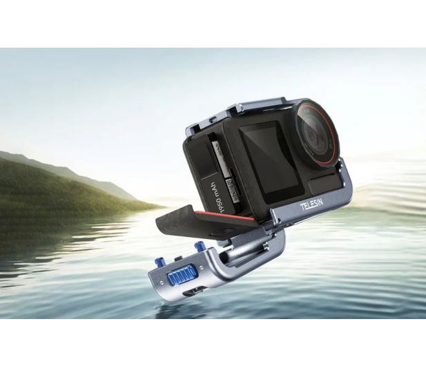 TELESIN Obudowa metalowa do DJI Osmo Action 5 Pro (niebieska) - 1510256 - zdjęcie 3